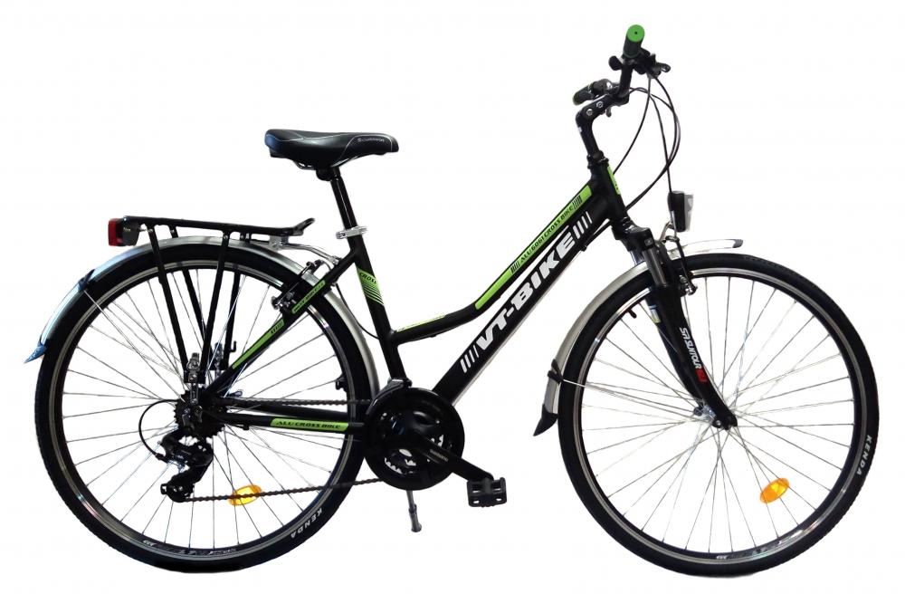 VT-BIKE AVANOS Trekking černo/zelená 2024