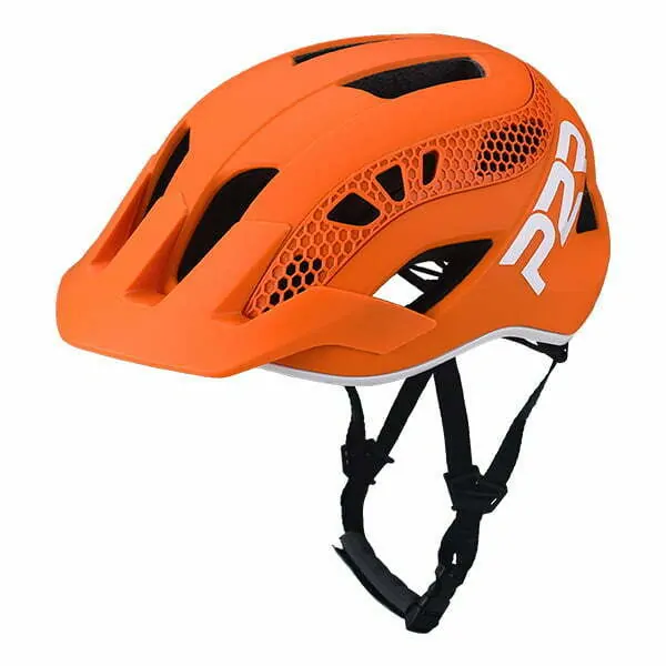 Přilba P2R ZENERO, S/M (55-58 cm), Matte Orange/White