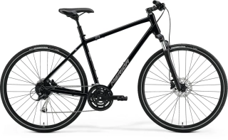 MERIDA CROSSWAY 100 Glossy Black(Matt Silver) M(51) - 2023